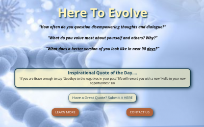 Here to Evolve – Mind, Body & Spirit